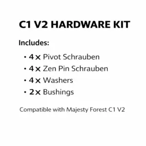 Majesty Forest® C1 (V2) Hardware-Kit – Ersatzschrauben
